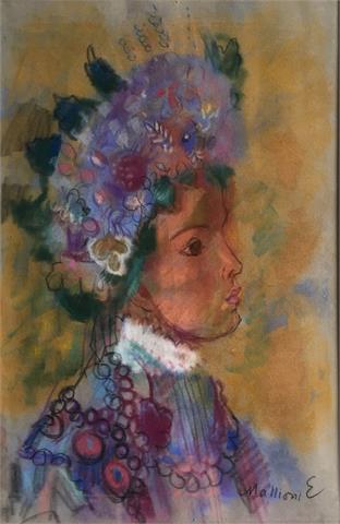 MATTIONI Eszter | Woman portrait with traditional flowercrown