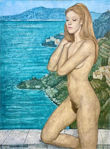 Czene Béla | Nude in Amalfi