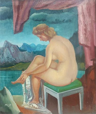 Molnár C. Pál | Bathing woman